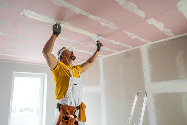 taping and plastering